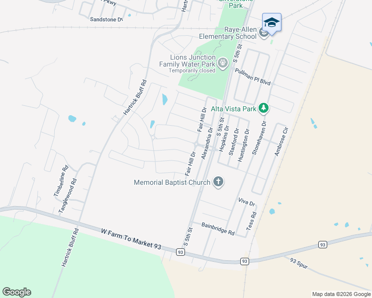 map of restaurants, bars, coffee shops, grocery stores, and more near 406 Cross Drive in Temple