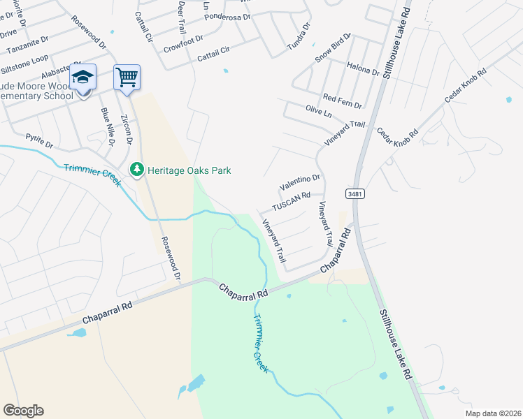 map of restaurants, bars, coffee shops, grocery stores, and more near 801 TUSCAN ROAD in Harker Heights