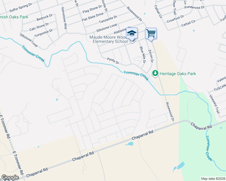 map of restaurants, bars, coffee shops, grocery stores, and more near 8306 Grayson Trail in Killeen
