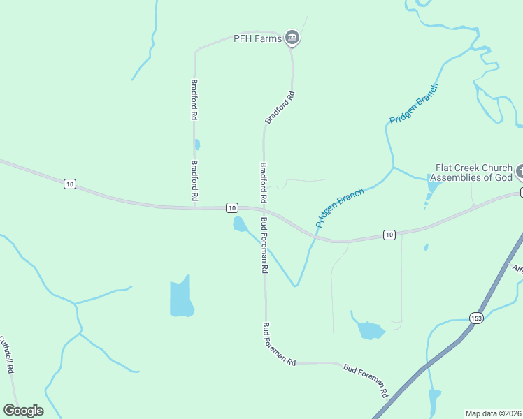 map of restaurants, bars, coffee shops, grocery stores, and more near 1229 County Road 10 in Samson
