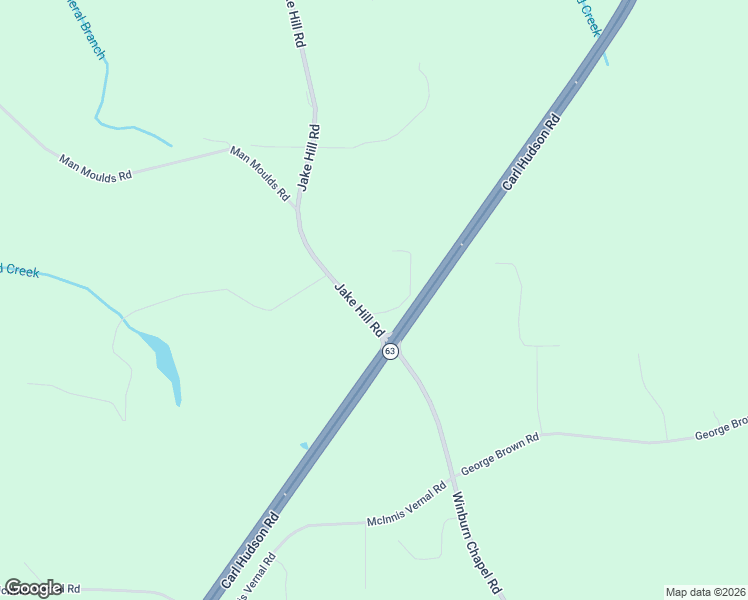 map of restaurants, bars, coffee shops, grocery stores, and more near 13 George White Road in Lucedale