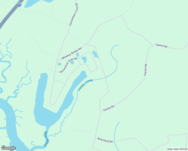 map of restaurants, bars, coffee shops, grocery stores, and more near 2110 Horseshoe Cove Road in Waverly