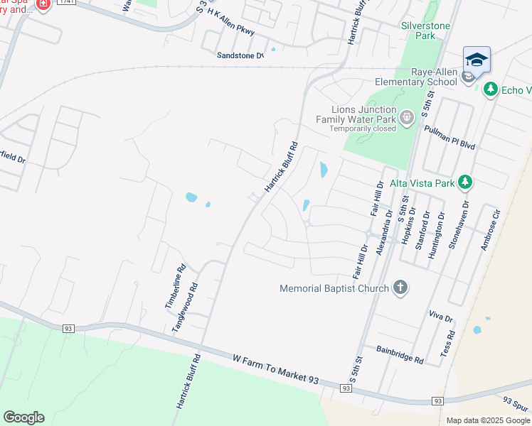 map of restaurants, bars, coffee shops, grocery stores, and more near 810 Rivington Drive in Temple