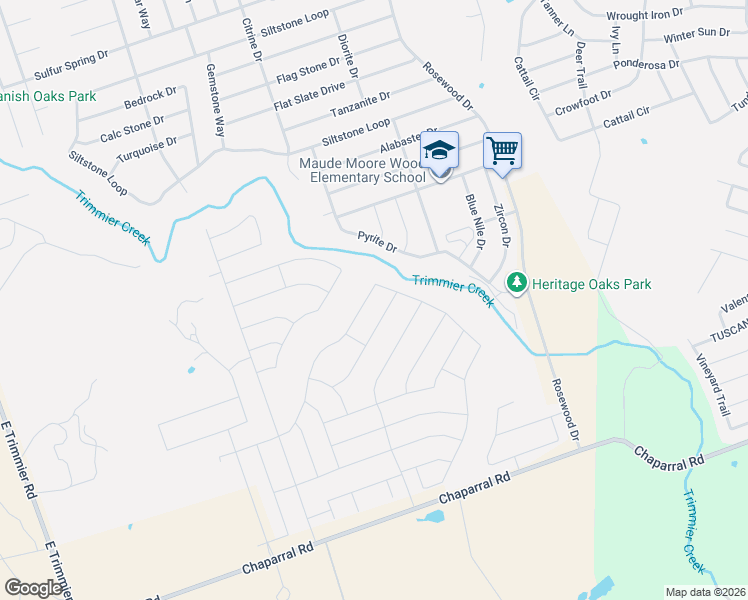 map of restaurants, bars, coffee shops, grocery stores, and more near 8203 Grayson Trail in Killeen