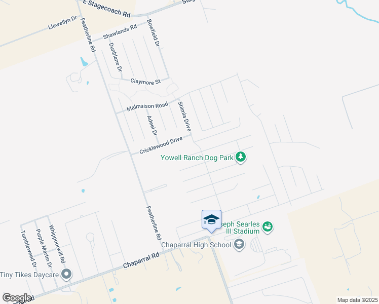 map of restaurants, bars, coffee shops, grocery stores, and more near 3407 Rusack Drive in Killeen