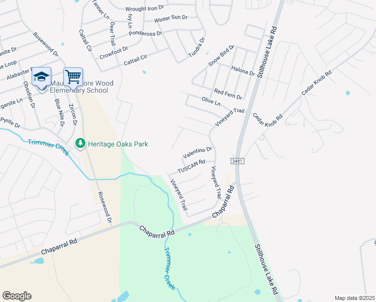 map of restaurants, bars, coffee shops, grocery stores, and more near 807 Valentino Drive in Harker Heights