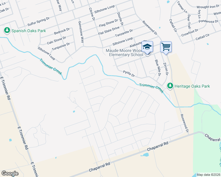 map of restaurants, bars, coffee shops, grocery stores, and more near 8307 Ridge Crest Drive in Killeen