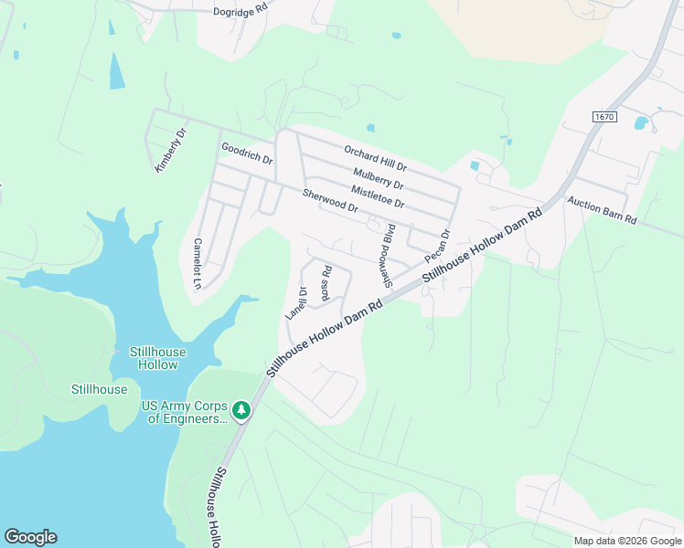 map of restaurants, bars, coffee shops, grocery stores, and more near 1512 Brady Boulevard in Belton