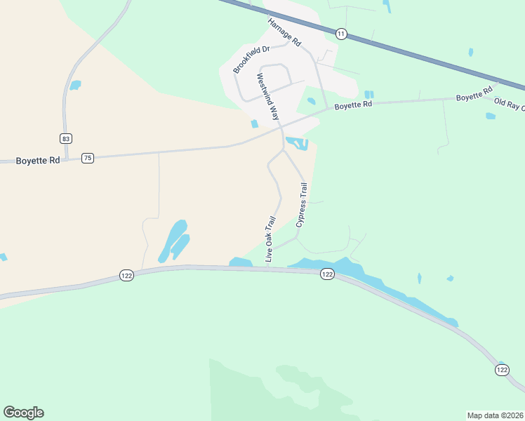 map of restaurants, bars, coffee shops, grocery stores, and more near 39 Live Oak Trail in Lakeland