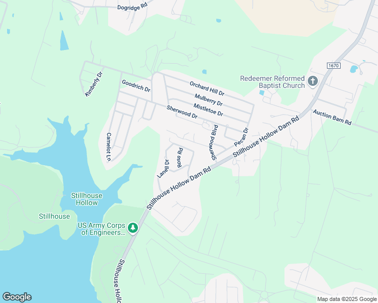 map of restaurants, bars, coffee shops, grocery stores, and more near 1538 Brady Boulevard in Belton