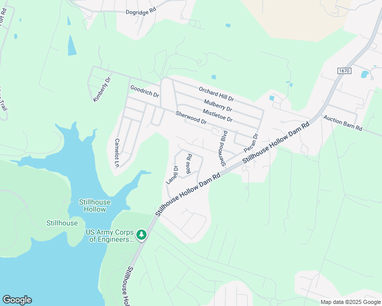 map of restaurants, bars, coffee shops, grocery stores, and more near Brady Boulevard in Belton