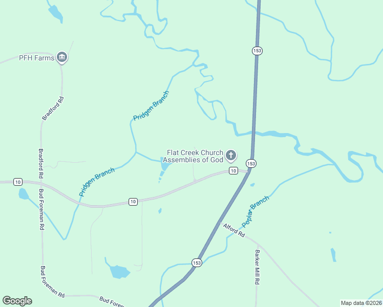 map of restaurants, bars, coffee shops, grocery stores, and more near 214 County Road 10 in Samson