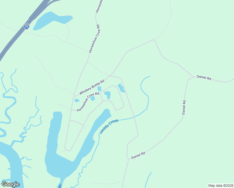 map of restaurants, bars, coffee shops, grocery stores, and more near 3230 Horseshoe Cove Road in Waverly