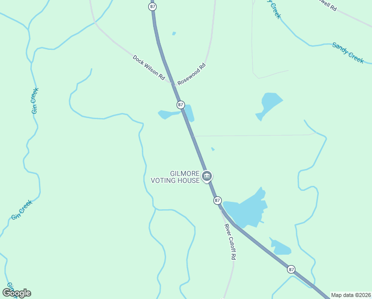 map of restaurants, bars, coffee shops, grocery stores, and more near 4668 Alabama 87 in Samson