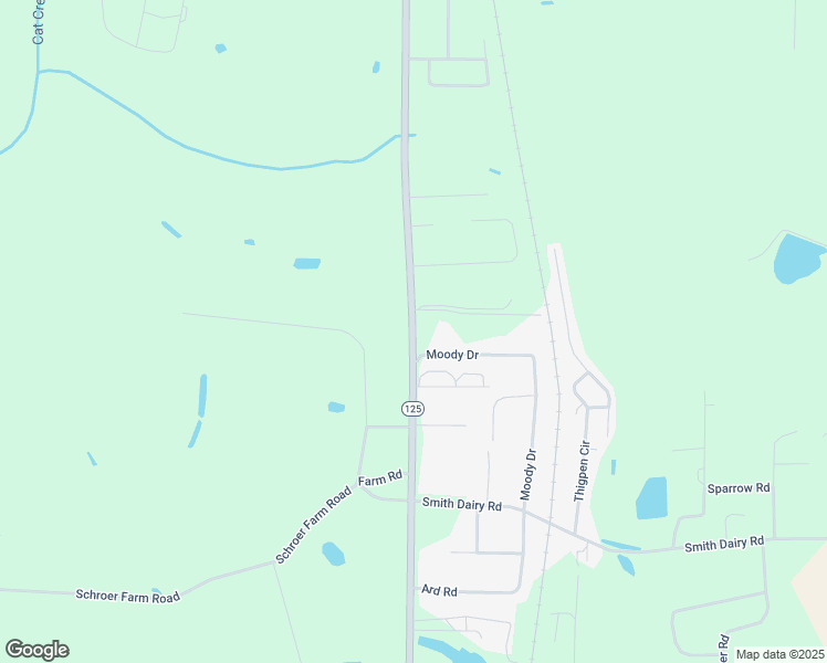 map of restaurants, bars, coffee shops, grocery stores, and more near 262 Valdosta Ray City Highway in Ray City