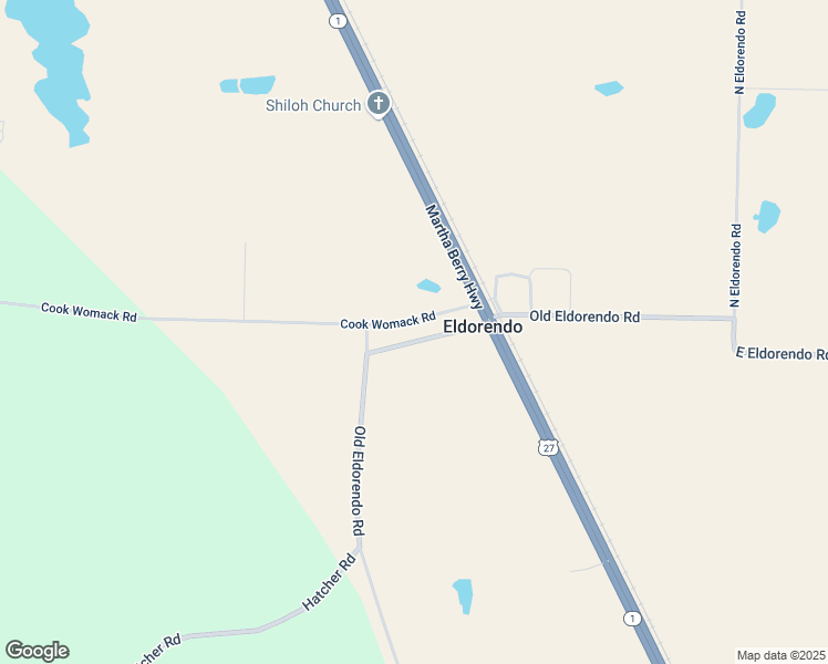 map of restaurants, bars, coffee shops, grocery stores, and more near 1259 Old Eldorendo Road in Colquitt