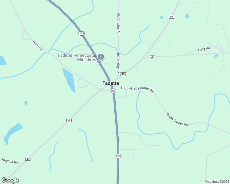 map of restaurants, bars, coffee shops, grocery stores, and more near 10391 County Road 49 in Slocomb