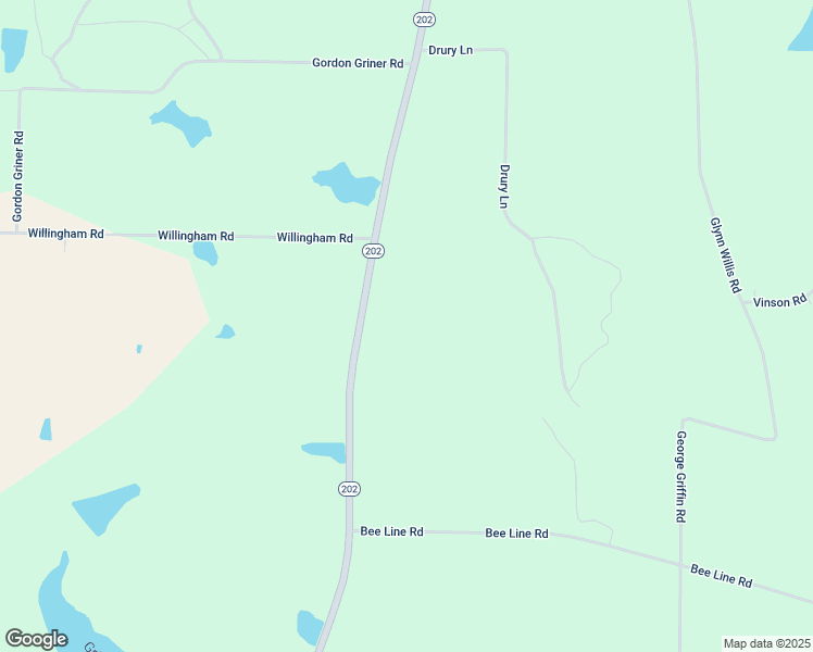 map of restaurants, bars, coffee shops, grocery stores, and more near 3242 Georgia 202 in Meigs