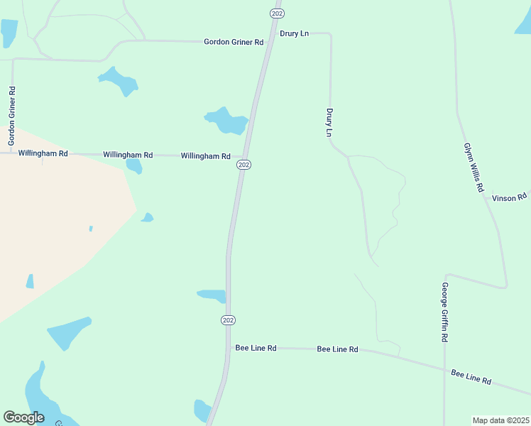 map of restaurants, bars, coffee shops, grocery stores, and more near 3242 Georgia 202 in Meigs