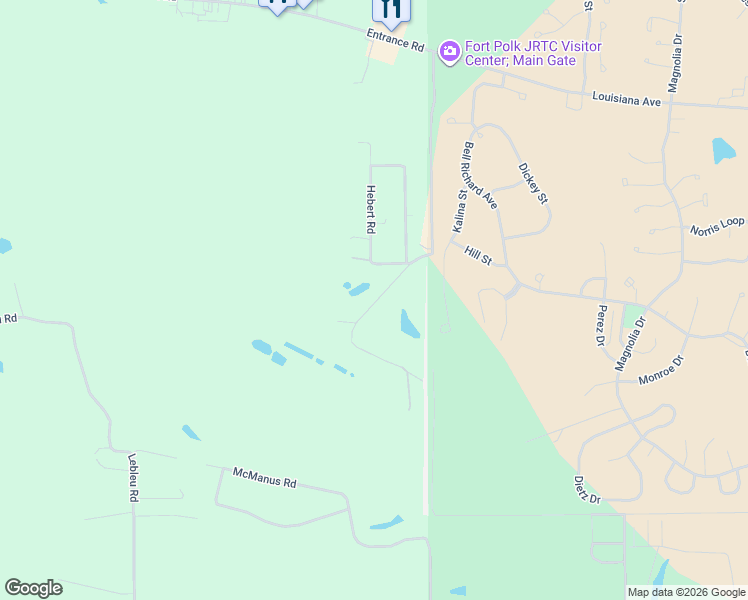 map of restaurants, bars, coffee shops, grocery stores, and more near 162 Eddlemon Road in Leesville