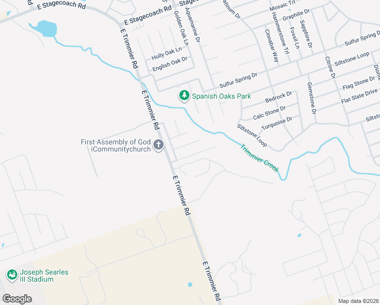 map of restaurants, bars, coffee shops, grocery stores, and more near 5304 Encino Oak Way in Killeen