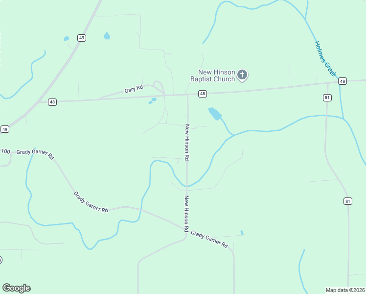 map of restaurants, bars, coffee shops, grocery stores, and more near 277 New Hinson Road in Slocomb