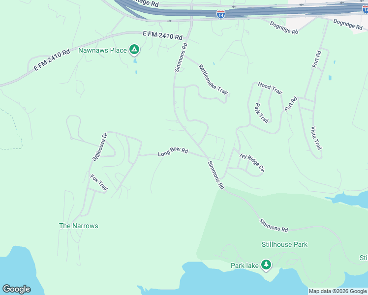 map of restaurants, bars, coffee shops, grocery stores, and more near 7040 Long Bow Road in Belton