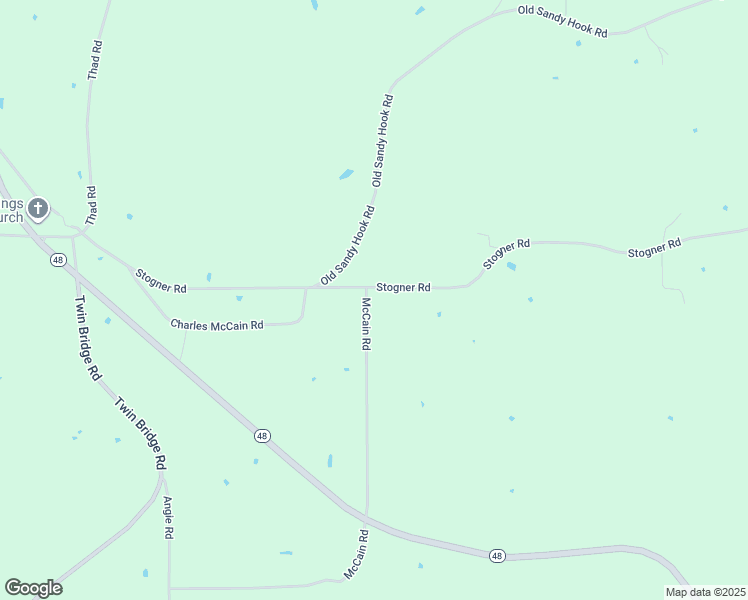 map of restaurants, bars, coffee shops, grocery stores, and more near 127 Stogner Road in Sandy Hook