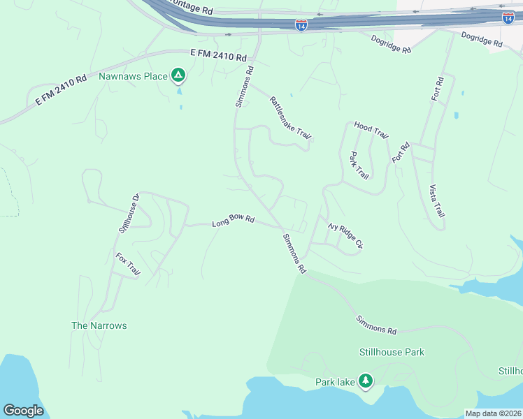 map of restaurants, bars, coffee shops, grocery stores, and more near 7040 Long Bow Road in Belton