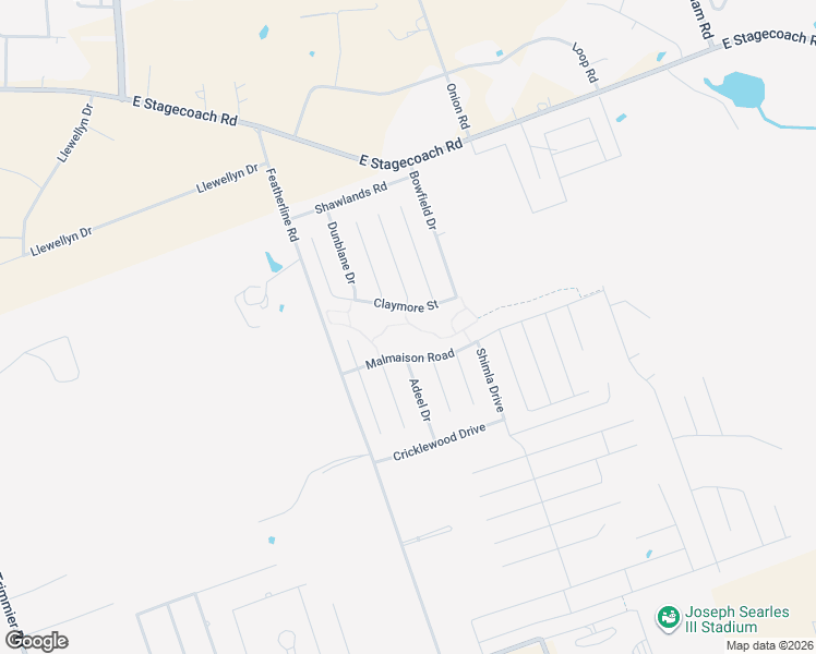 map of restaurants, bars, coffee shops, grocery stores, and more near 3306 Claymore Street in Killeen