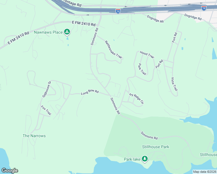 map of restaurants, bars, coffee shops, grocery stores, and more near 3470 Simmons Road in Belton