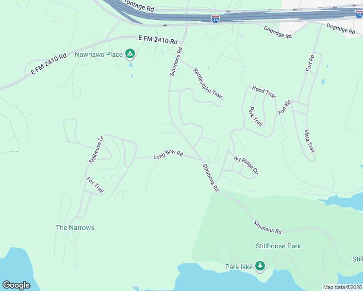 map of restaurants, bars, coffee shops, grocery stores, and more near 7040 Long Bow Road in Belton