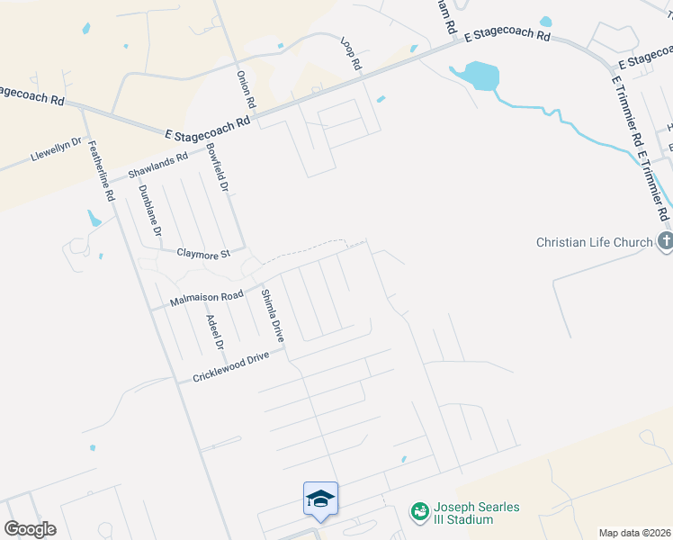 map of restaurants, bars, coffee shops, grocery stores, and more near 3830 Shimla Drive in Killeen