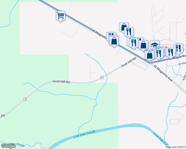 map of restaurants, bars, coffee shops, grocery stores, and more near 126 Carver Ct in Geneva
