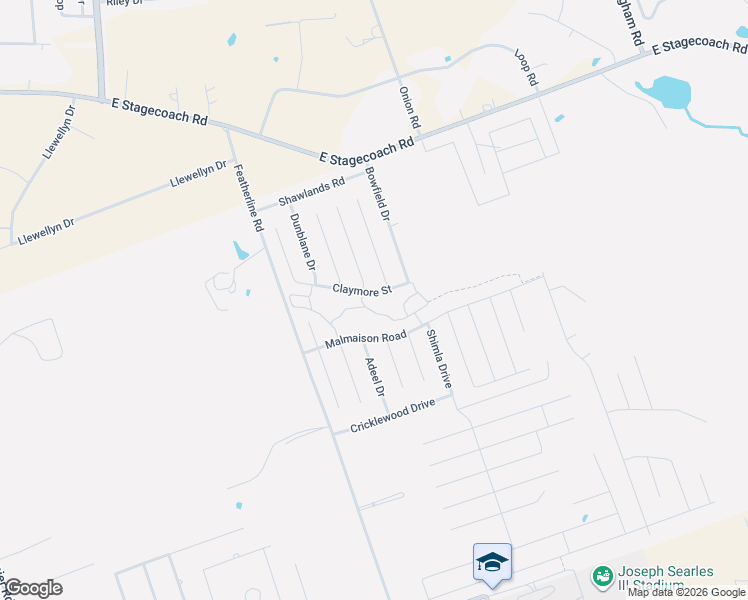map of restaurants, bars, coffee shops, grocery stores, and more near 3306 Claymore Street in Killeen