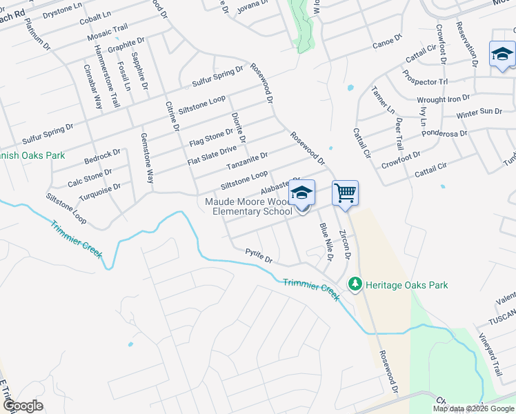 map of restaurants, bars, coffee shops, grocery stores, and more near 6302 Serpentine Drive in Killeen