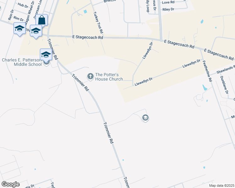 map of restaurants, bars, coffee shops, grocery stores, and more near 9068 Trimmier Road in Killeen