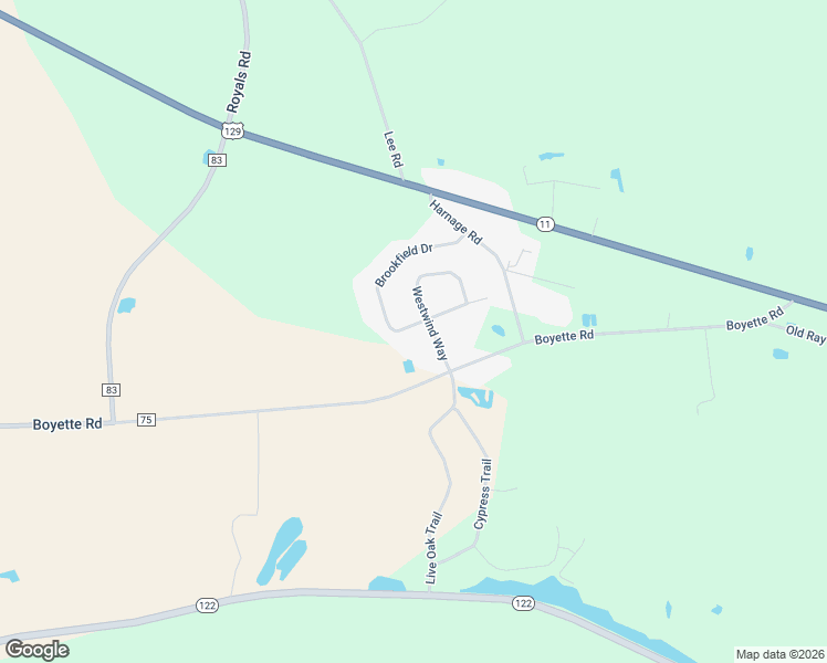 map of restaurants, bars, coffee shops, grocery stores, and more near 12 Westwind Way in Lakeland