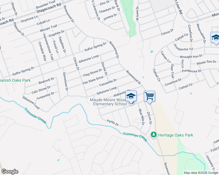 map of restaurants, bars, coffee shops, grocery stores, and more near 5202 Siltstone Loop in Killeen