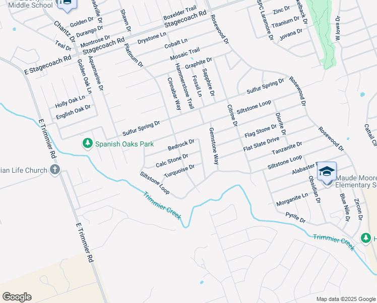 map of restaurants, bars, coffee shops, grocery stores, and more near 5804 Bedrock Drive in Killeen