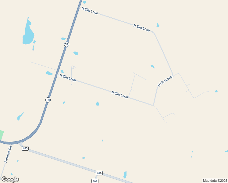 map of restaurants, bars, coffee shops, grocery stores, and more near 18840 North Elm Loop in Temple