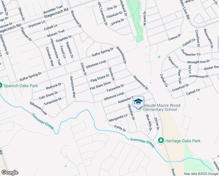 map of restaurants, bars, coffee shops, grocery stores, and more near 6301 Tanzanite Drive in Killeen