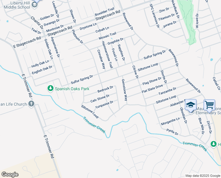 map of restaurants, bars, coffee shops, grocery stores, and more near 5804 Bedrock Drive in Killeen