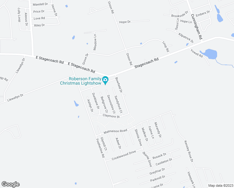 map of restaurants, bars, coffee shops, grocery stores, and more near 9106 Sandyford Court in Killeen