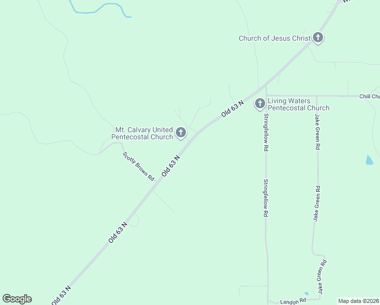 map of restaurants, bars, coffee shops, grocery stores, and more near 9340 Old 63 North in Lucedale