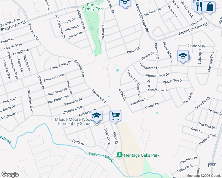 map of restaurants, bars, coffee shops, grocery stores, and more near 435 West Iowa Drive in Harker Heights