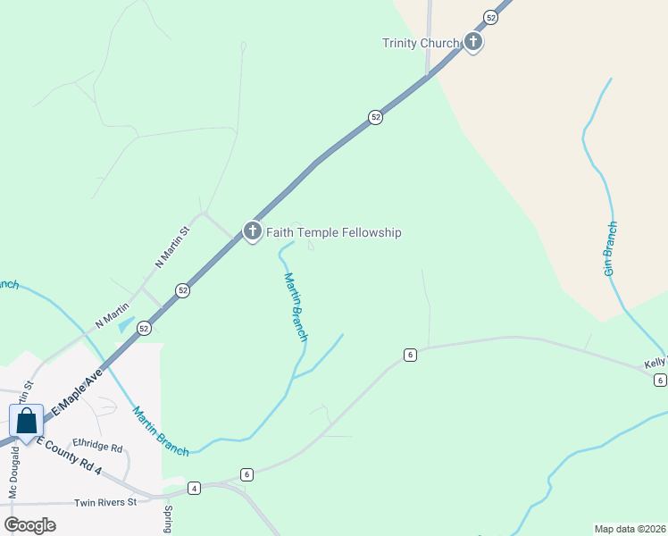 map of restaurants, bars, coffee shops, grocery stores, and more near 1796 Alabama 52 in Hartford