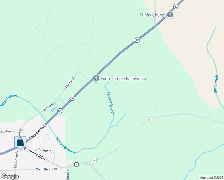 map of restaurants, bars, coffee shops, grocery stores, and more near 1796 Alabama 52 in Hartford