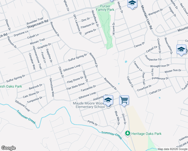 map of restaurants, bars, coffee shops, grocery stores, and more near 6404 Flag Stone Drive in Killeen