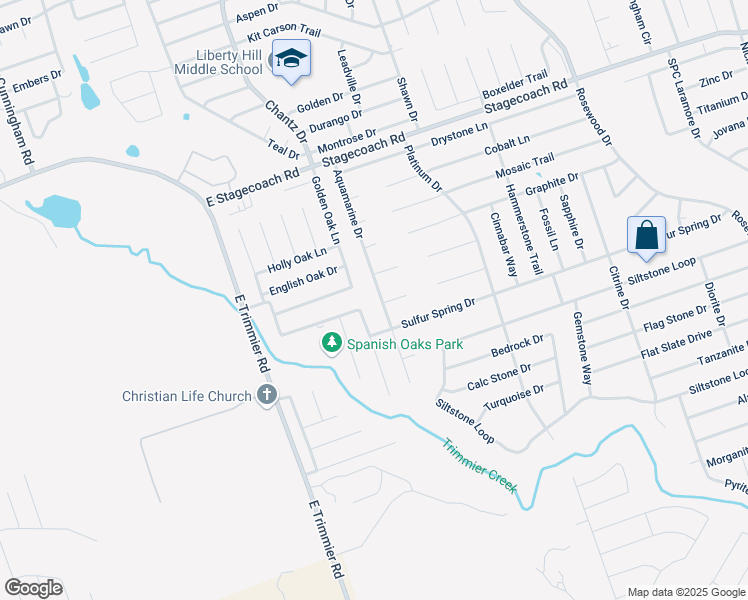 map of restaurants, bars, coffee shops, grocery stores, and more near 5509 Sulfur Spring Drive in Killeen